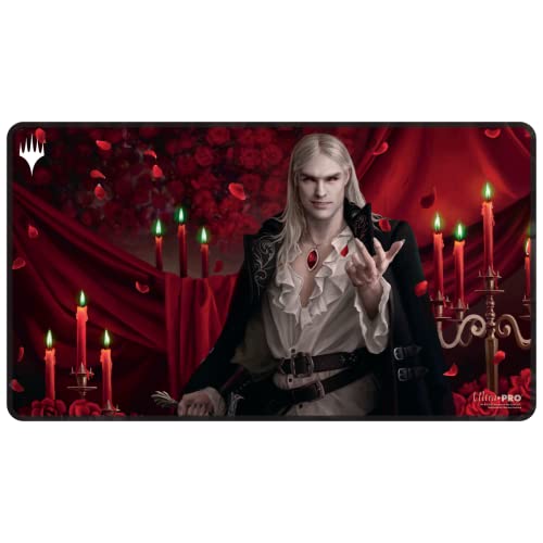 Ultra Pro Magic: The Gathering – Innistrad Crimson Vow Stitched Playmat V2 mit Sorin – ideal für Kartenspiele und Schlachten gegen Freunde und Feinde, perfekt für zu Hause als Mauspad für PC von Ultra Pro