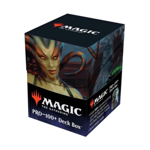 Ultra Pro - Outlaws of Thunder Junction 100+ Deck Box® Ft. Vraska for Magic: The Gathering, TCG Collectible Gaming Accessory Protective Card Deck Holder von Ultra Pro