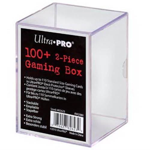 Ultra Pro UPR82623 2-teilige Aufbewahrungsbox, Gaming-Box, ohne Muster, cremefarben von Ultra Pro