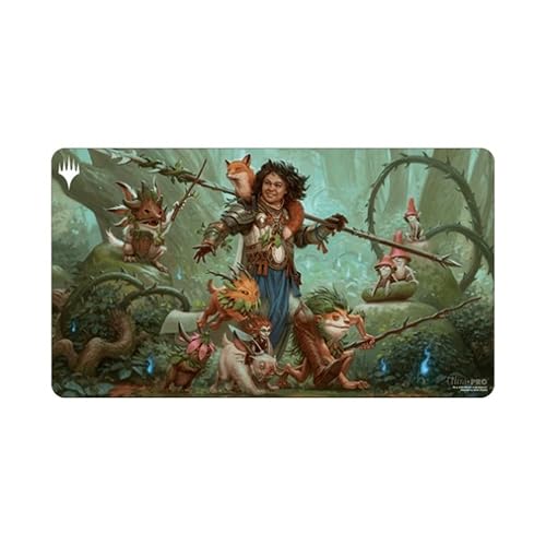 Ultra Pro - Wilds of Eldraine Playmat Ellivere of The Wild Court for Magic: The Gathering, MTG-Kartenspielmatte, Verwendung als übergroßes Mauspad, Schreibtischmatte, Gaming-Spielmatte, von Ultra Pro