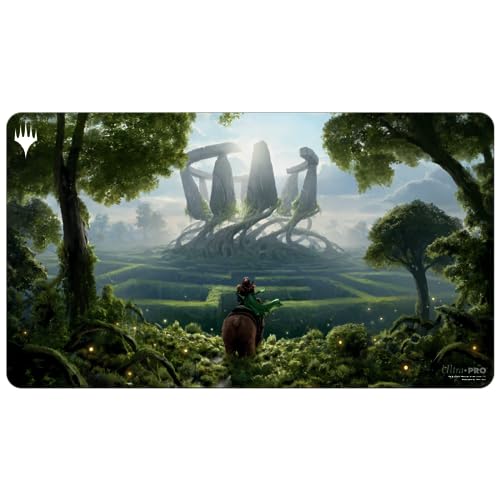 Ultra Pro - Wilds of Eldraine Playmat - Tugend der Stärke für Magie: The Gathering, MTG-Kartenspielmatte, Verwendung als übergroßes Mauspad, Schreibtischmatte, Gaming-Spielmatte, von Ultra Pro