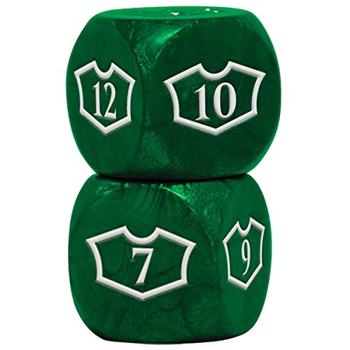 Ultra Pro deluxe 22mm wald loyalty dice set mit 7-12 für magic: the gathering von Ultra Pro