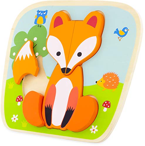 Ulysse 1514 Fuchs (7 Stück) Renard Puzzle Fox, Mehrfarbig von Ulysse