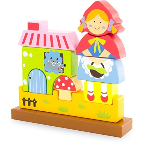 Ulysse 50075 Magnetisch Puzzle-Little red Riding Hood, Mehrfarbig von Ulysse