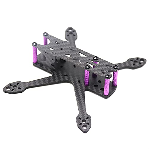 Uminino Drohnenrahmen-Kit, 3 Zoll Drohnenrahmen Radstand 140 mm FPV Martian IV RC Drohnenzubehör(Size:Frame Kit) von Uminino