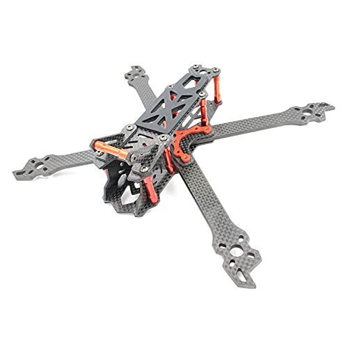 Uminino Drohnenrahmen-Kit, Carbon Fiber FPV Freestyle Stretch X Quadcopter Rahmen Kit RC Drone 5030 5045 5145 F3 F4(Size:260MM Frame kit) von Uminino