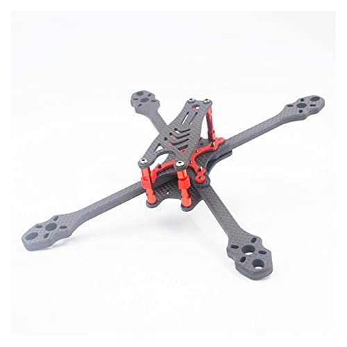 Uminino Drohnenrahmen-Kit, Carbon Fiber FPV Freestyle Stretch X Quadcopter Rahmen Kit RC Drone 5030 5045 5145 Propeller(Size:245MM Frame kit) von Uminino