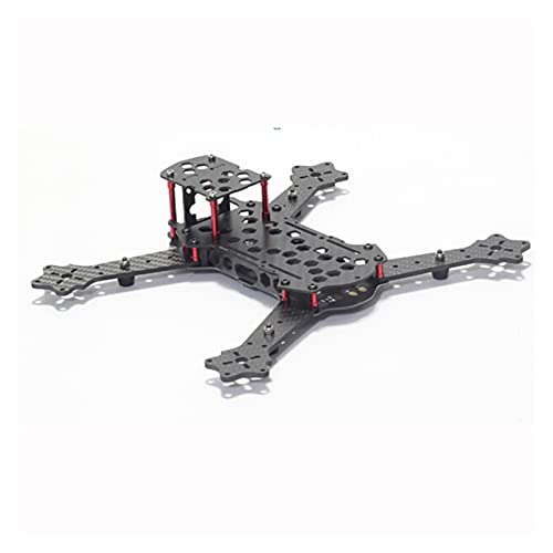 Uminino Drohnenrahmen-Kit, FEW-250 Kohlefaser-Licht 110 g Quadrocopter-Rahmen-Kits integrieren PCB-Verteilerplatine FPV-Fotografie von Uminino