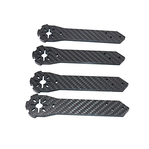 Uminino Drohnenrahmen-Kit, FPV X220 4mm Arm Kit Reine Carbon Faser Rahmen Zubehör FPV Quadcopter RC Drone(Size:4 pcs 4mm Arm) von Uminino