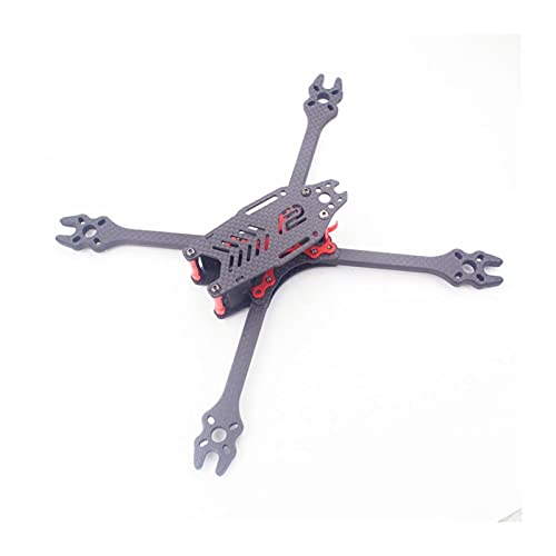 Uminino Drohnenrahmen-Kit, Kohlefaserrahmen-Kit RC-Drohne FPV Racing Quadcopter Freestyle Stretch X 5030 5045 5145 F4(Size:195mm Frame kit) von Uminino
