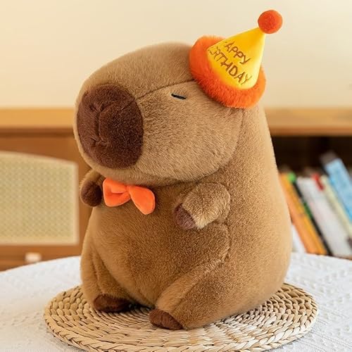 Umllpet 23cm Simulation Capybara Plüschtier, Capybara Kuscheltier, Niedlichen Capybara Plushie mit Geburtstag Stofftier, Geburtstagsgeschenk für Kinder von Umllpet