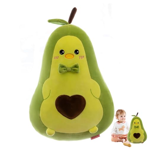 Umllpet Plüschkissen für Kinder, Avocado Kuscheltier 40cm, Sofa-Rückenkissen, Avocado Plüschtier Avocado Kissen Weiche Kuscheltier Avocado Kissen für Auto, Schlafzimmer, Wohnzimmer Kissen Stofftiere von Umllpet