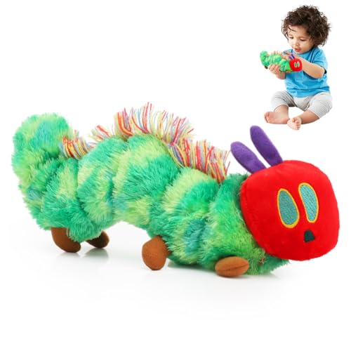 Umllpet Raupe Nimmersatt Kuscheltier, 25cm Kleine Raupe Weiche Plüschtier Baby Stofftier Spielzeug Geburtstag Geschenk für Kinder Umllpet Raupe Nimmersatt Kuscheltier, 25cm Kleine Raupe Weiche Plüschtier Baby Stofftier Spielzeug Geburtstag Geschenk für Kinder von Umllpet