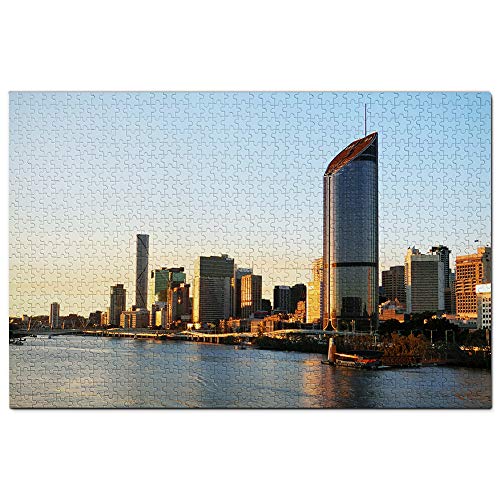 Australien CityCat Fähre Der Brisbane River Brisbane Puzzle 1000 Teile Holzpuzzle Erwachsene Spielgrafik Reise Souvenir Holz von Umsufa