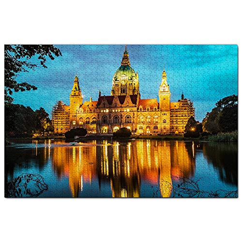 Deutschland Hannover Rathaus Puzzle 1000 Teile Spiel Kunstwerk Reise Souvenir Holz von Umsufa