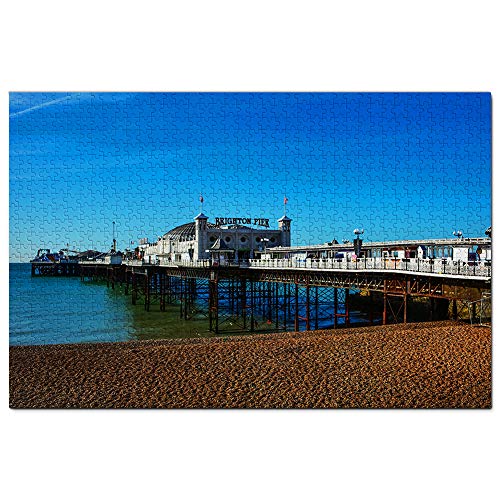 Großbritannien England Brighton Palace Pier Puzzle 1000 Teile Holzpuzzle Erwachsene Spielgrafik Reise Souvenir Holz von Umsufa