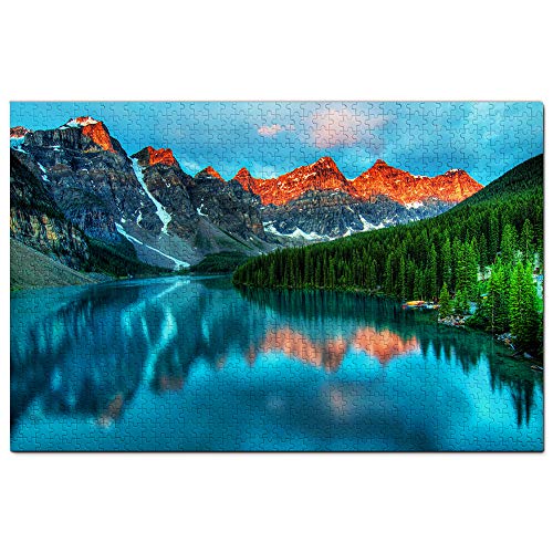 Kanada Alberta Banff Puzzle 1000 Teile Spiel Kunstwerk Reise Souvenir Holz von Umsufa