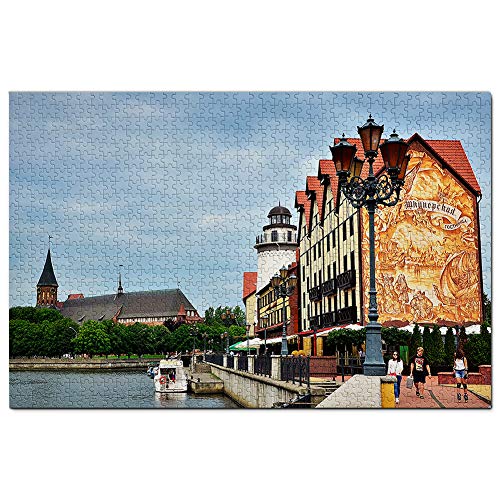 Russland Königsberg Kathedrale Kaliningrad Puzzle 1000 Teile Holzpuzzle Erwachsene Spielgrafik Reise Souvenir Holz von Umsufa