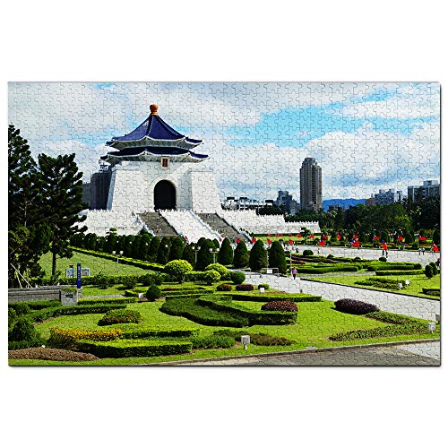 Taiwan Chiang Kai-Shek Memorial Hall Taipei Puzzle 1000 Teile Spiel Kunstwerk Reise Souvenir Holz von Umsufa