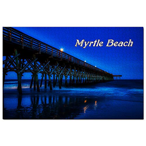 USA America Myrtle Beach Pier Puzzle 1000 Teile Spiel Kunstwerk Reise Souvenir Holz von Umsufa