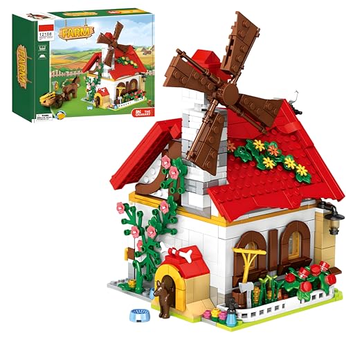 Unativer Bauernhof Bausteine Bausatz, 720 Teile Tierstall Architektur Modell Spielzeug mit Zaun & Schweinestall für Wohnkultur Pädagogisches STEM Geschenk für Kinder ab 6 Jahren Unativer Bauernhof Bausteine Bausatz, 720 Teile Tierstall Architektur Modell Spielzeug mit Zaun & Schweinestall für Wohnkultur Pädagogisches STEM Geschenk für Kinder ab 6 Jahren von Unativer