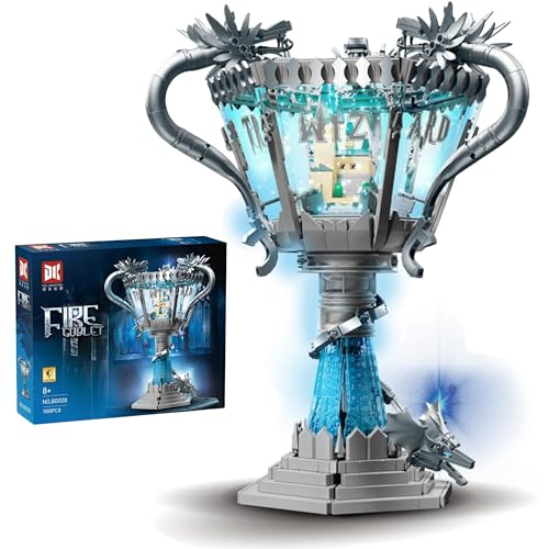 Unativer Flammenbecher Bausteine Bausatz, 1169 Teile Kreatives DIY Feuerkelch Modell Spielzeug für Kinder und Erwachsene, MOC Fantasy Magie Modellbausatz, ab 8 Jahren Unativer Flammenbecher Bausteine Bausatz, 1169 Teile Kreatives DIY Feuerkelch Modell Spielzeug für Kinder und Erwachsene, MOC Fantasy Magie Modellbausatz, ab 8 Jahren von Unativer