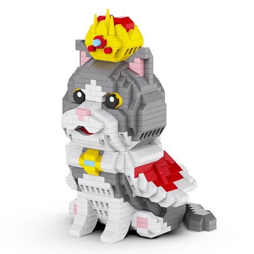 Unativer Kronenkatze Bausteine Bausatz, 954 Teile Mini-Tierbaustein Modell Spielzeug für Katzenliebhaber, Pädagogisches Bauspielzeug Kreatives Geschenk für Kinder und Erwachsene ab 6 Jahren Unativer Kronenkatze Bausteine Bausatz, 954 Teile Mini-Tierbaustein Modell Spielzeug für Katzenliebhaber, Pädagogisches Bauspielzeug Kreatives Geschenk für Kinder und Erwachsene ab 6 Jahren von Unativer