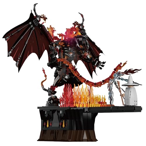 Unativer Mächtiges Feuerwesen Bausteine Bausatz, 1581 Teile Kreatives Fantasie-Modell mit Beweglichen Flügeln & Schwanz, Baukasten Spielzeug für Kinder, Jugendliche & Erwachsene ab 8 Jahren Unativer Mächtiges Feuerwesen Bausteine Bausatz, 1581 Teile Kreatives Fantasie-Modell mit Beweglichen Flügeln & Schwanz, Baukasten Spielzeug für Kinder, Jugendliche & Erwachsene ab 8 Jahren von Unativer
