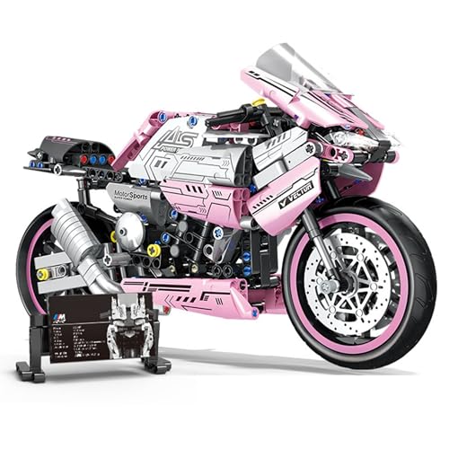 Unativer Technik Motorrad Bausteine Bausatz, 610 Teile Motorbike Bauspielzeug für Erwachsene, Kreatives DIY Superbike Modell für Zuhause und Büro, Geschenk für Jungen und Mädchen ab 6 Jahren Unativer Technik Motorrad Bausteine Bausatz, 610 Teile Motorbike Bauspielzeug für Erwachsene, Kreatives DIY Superbike Modell für Zuhause und Büro, Geschenk für Jungen und Mädchen ab 6 Jahren von Unativer