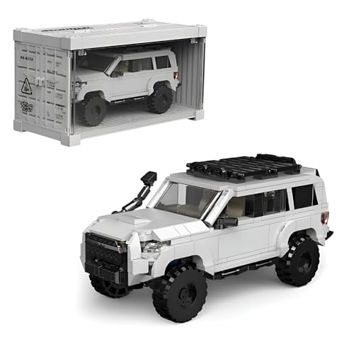 Unativer Technik Rennwagen Bausteine für 4Runner, Supersportwagen Bausteine Sets mit Display Box, 540 Teile 1:32 Rennwagen Auto Modell, Sportwagen Modell Geschenk für Kinder und Erwachsene von Unativer