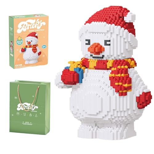 Unativer Weihnachtsmann Bauklötze Set, festliches Ferien-Bauspielzeug mit Rentier, Weihnachtsbaum & Schneemann, DIY Winter-Szene Modellbausatz für Kinder & Erwachsene, 2715 Teile Unativer Weihnachtsmann Bauklötze Set, festliches Ferien-Bauspielzeug mit Rentier, Weihnachtsbaum & Schneemann, DIY Winter-Szene Modellbausatz für Kinder & Erwachsene, 2715 Teile von Unativer