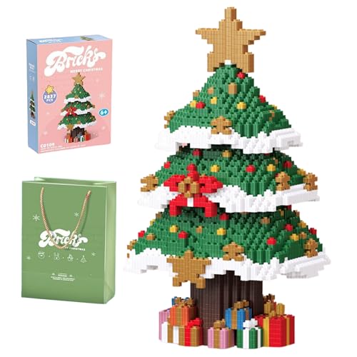 Unativer Weihnachtsmann Bauklötze Set, festliches Ferien-Bauspielzeug mit Rentier, Weihnachtsbaum & Schneemann, DIY Winter-Szene Modellbausatz für Kinder & Erwachsene, 2837 Teile Unativer Weihnachtsmann Bauklötze Set, festliches Ferien-Bauspielzeug mit Rentier, Weihnachtsbaum & Schneemann, DIY Winter-Szene Modellbausatz für Kinder & Erwachsene, 2837 Teile von Unativer