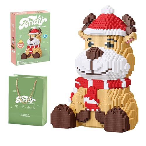 Unativer Weihnachtsmann Bauklötze Set, festliches Ferien-Bauspielzeug mit Rentier, Weihnachtsbaum & Schneemann, DIY Winter-Szene Modellbausatz für Kinder & Erwachsene, 2974 Teile Unativer Weihnachtsmann Bauklötze Set, festliches Ferien-Bauspielzeug mit Rentier, Weihnachtsbaum & Schneemann, DIY Winter-Szene Modellbausatz für Kinder & Erwachsene, 2974 Teile von Unativer