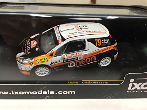 1:43 AUTO CITROEN DS3 R3 #79 Burri MONTE CARLO IRC 2011 1:43 IXO RALLYE DIECAST RAM459 von Unbekannt