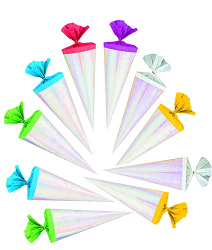 alles-meine.de GmbH 10 STK. Zuckertüte 20 cm - rund - bunt marmoriert - Geschenktüte klein - zur Dekoration oder Anhängen an die große Schultüte Deko für Schulanfang Dekotüten 20 alles-meine.de GmbH 10 STK. Zuckertüte 20 cm - rund - bunt marmoriert - Geschenktüte klein - zur Dekoration oder Anhängen an die große Schultüte Deko für Schulanfang Dekotüten 20 von alles-meine.de GmbH