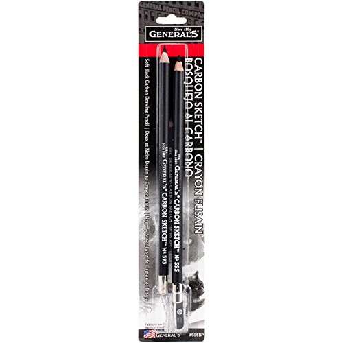 #595-BP Carbon Sketch Pencils 2/Pkg GP595BP von GENERAL'S