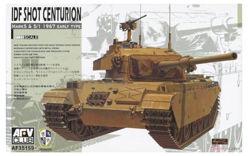 AFV-Club 35159 IDF Shot Centurion Mark 5 & 5/1 1967 Early Type, Fahrzeuge von AFV Club