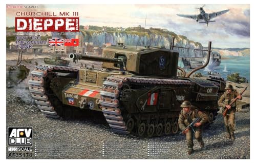 AFV-Club AF35176 Churchill Mk.3 Dieppie Including Workable, Fahrzeuge von AFV Club