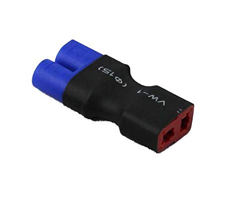 ikarex-shop Adapterkabel EC3 Stecker auf T Plug Buchse RC Adapter Lipo Akku Verbindung Goldstecker 3,5mm Dean von ikarex-shop