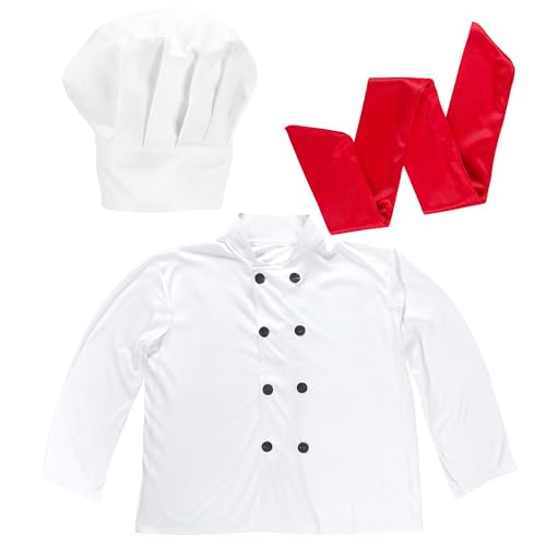 W WIDMANN MILANO Party Fashion - Verkleidungsset Koch, Mütze, Jacke, Halstuch, Mottoparty, Karneval W WIDMANN MILANO Party Fashion - Verkleidungsset Koch, Mütze, Jacke, Halstuch, Mottoparty, Karneval von W WIDMANN MILANO Party Fashion