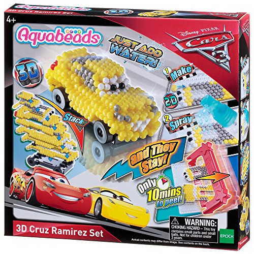 Aquabeads Epoch Traumwiesen 30208 Cars 3 3D Cruz Ramirez Motivset AB30208 von Aquabeads