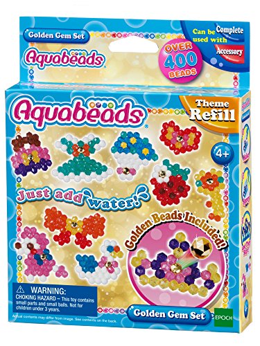 Aquabeads 31048 Schmuckstein Set - Bastelset Themen Nachfüllset von Aquabeads