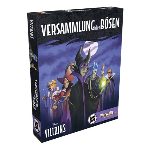 Asmodee | Zygomatic | Disney Villains – Versammlung des Bösen | Partyspiel | Kartenspiel | 6-12 Spieler | Ab 10+ Jahren | 30+ Minuten | Deutsch von Zygomatic