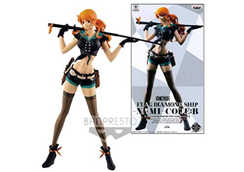 Banpresto - One Piece-Flag Diamond Ship-Nami-Code B, 25 cm, 80609 von Banpresto