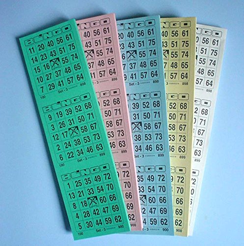 Unbekannt Bingoticket-Block 300 Tickets System 25 aus 75 von Unbekannt
