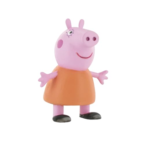 Comansi COMA99681 Peppa Mummy Pig Wutz Minifigur, Tierdruck, bunt, 6.5 cm von Comansi