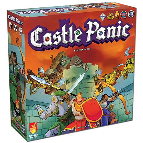 Fireside Games Castle Panic 2. Ausgabe, Brettspiel, ab 8 Jahren, für 1–6 Spieler, über 60 Minuten Spieldauer von Fireside Games