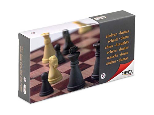 Cayro - Dame-Schach, magnetisches Reisespiel, 2 Spieler (450) von Cayro