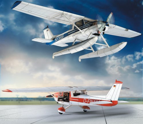 Cessna 150, Kartonbausatz von HMV HAMBURGER MODELLBAUBOGEN VERLAG