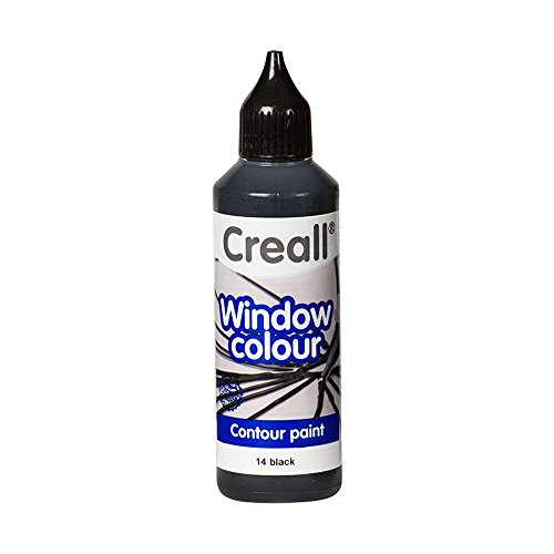 Creall havo20114 80 ml Contour schwarz Havo Glas Fenster Farbe Flasche von Creall